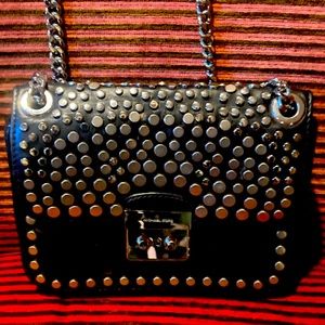 Michael kors studded black bag